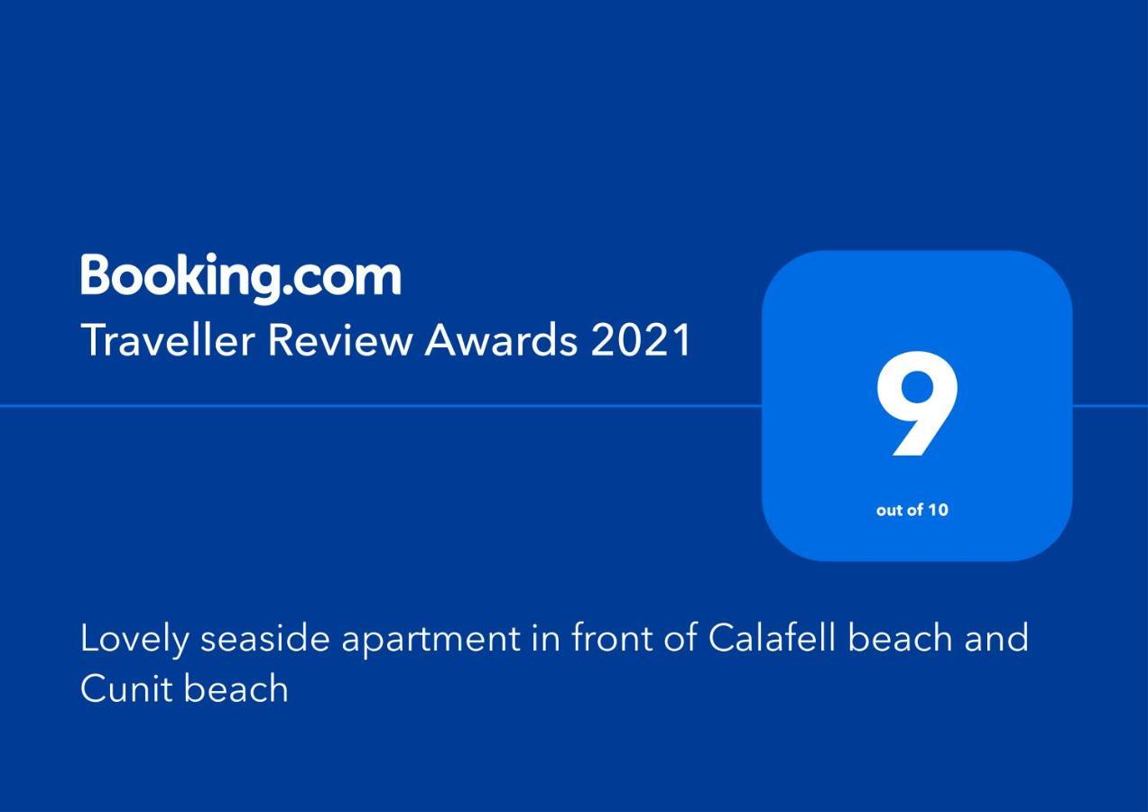 Lovely Seaside Apartment In Front Of Calafell Beach And Cunit Beach Segur de Calafell Exterior foto